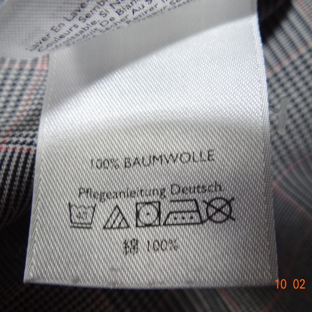 Eddie Bauer Navy Button Down Shirt - Picture 6 of 6